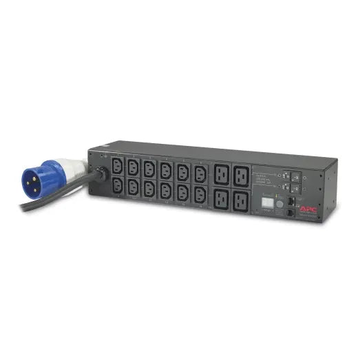 APC NetShelter Metered Rack PDU, 2U, 1PH, 7.4kW 230V 32A, x12 C13 and x4 C19 outlets, IEC 309 cor... - Image 3