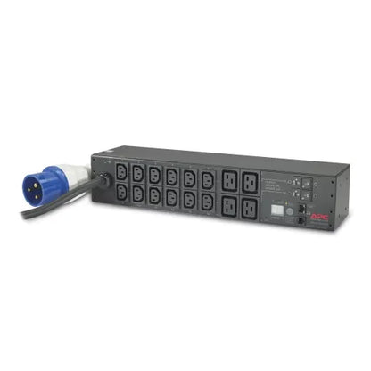 APC NetShelter Metered Rack PDU, 2U, 1PH, 7.4kW 230V 32A, x12 C13 and x4 C19 outlets, IEC 309 cor... - Image 3