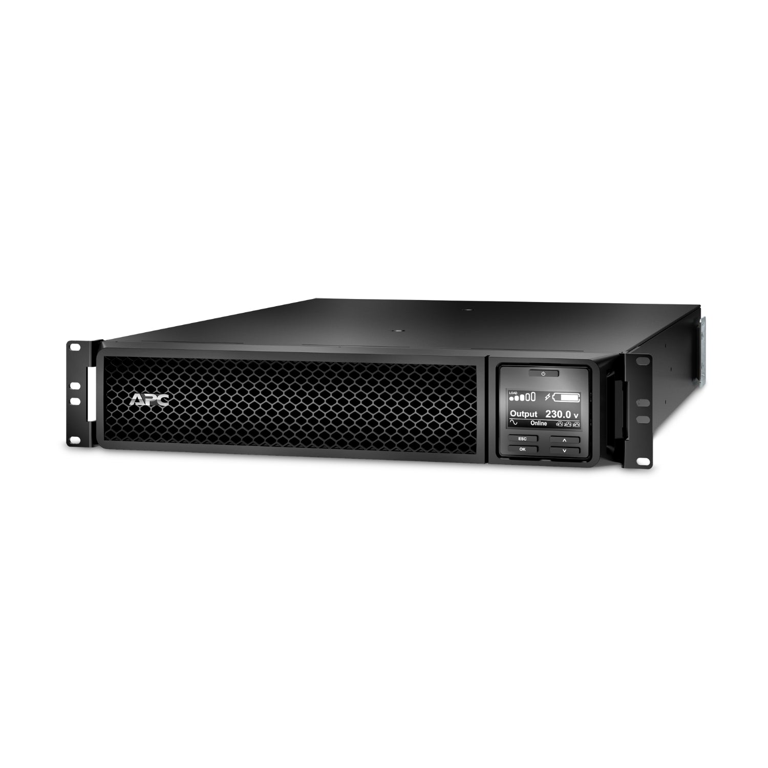 APC Smart-UPS 1500VA/1500W Online UPS, 2U Rackmount, 230V/10A Input, 6x IEC C13 Outlets, Lead Aci...