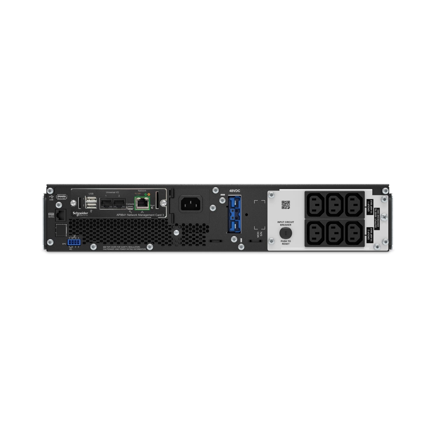 APC Smart-UPS 1500VA/1500W Online UPS, 2U Rackmount, 230V/10A Input, 6x IEC C13 Outlets, Lead Aci... - Image 2