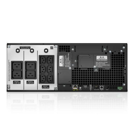 APC Smart-UPS On-Line, 6kVA/6kW, Rackmount 4U, 230V, 6x C13+4x C19 IEC outlets, Network Card+Smar... - Image 3