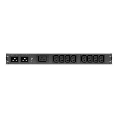 APC Netshelter Automatic Transfer Switch, 1U RM, 2x 230V/16A Input, 1x IEC C19  8x IEC C13 Output... - Image 3