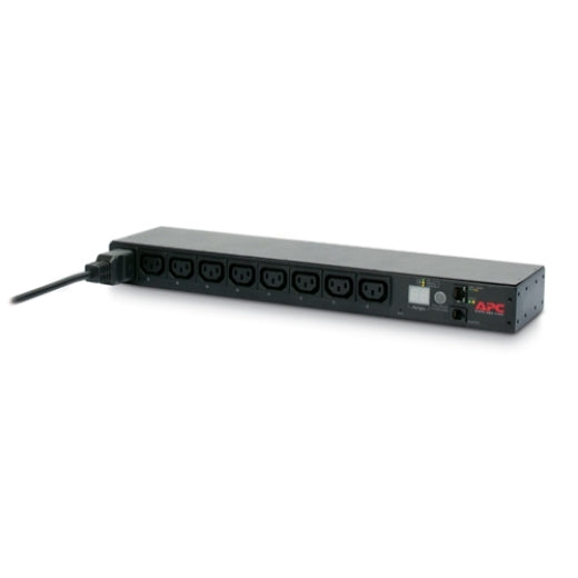 APC Netshelter Switched Rack PDU, 1U, 230V/10A C20 Cord Input, 8x IEC C13 Outlets - Data Racks  A...