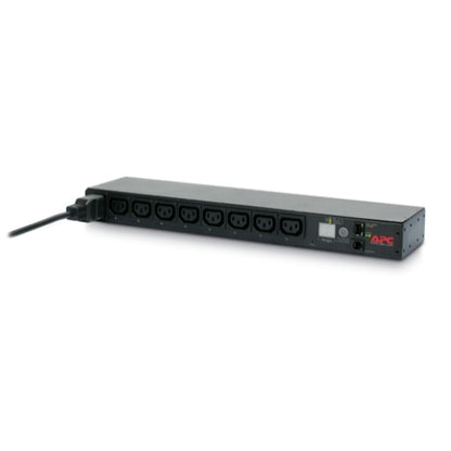 APC Netshelter Switched Rack PDU, 1U, 230V/10A C20 Cord Input, 8x IEC C13 Outlets - Data Racks  A...