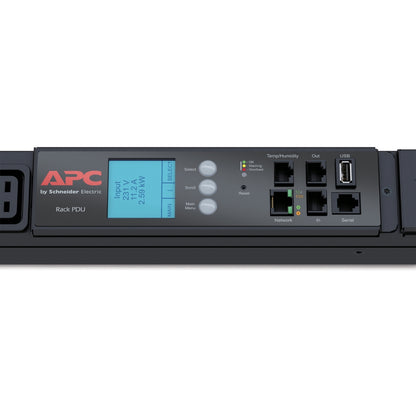 APC Netshelter Metered Rack PDU, 0U, 230V/24A Input, 12x IEC C19  30x IEC C13 Outlets - Data Rack... - Image 4