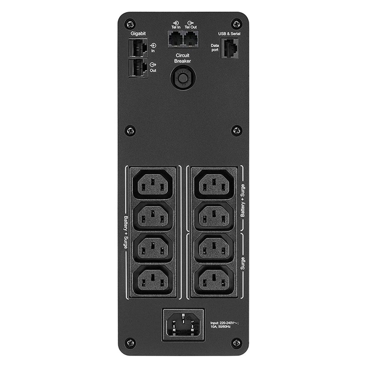 APC Back-UPS Pro 1200VA/720W Line Interactive UPS, Tower, 230V/10A Input, 8x IEC C13 Outlets, Lea... - Image 3