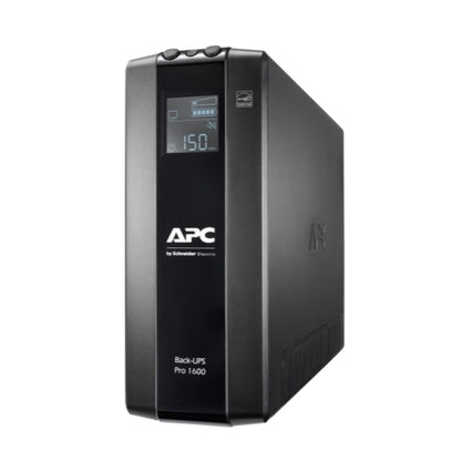 APC Back-UPS Pro 1600VA/960W Line Interactive UPS, Tower, 230V/10A Input, 8x IEC C13 Outlets, Lea...