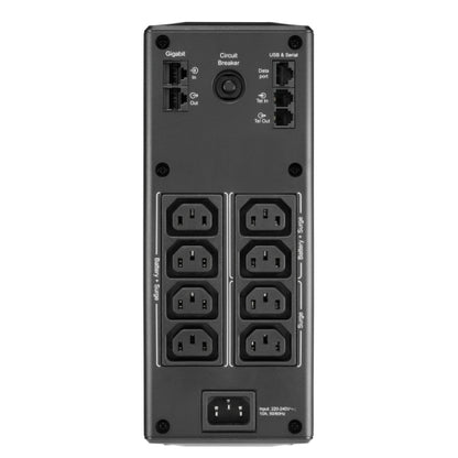 APC Back-UPS Pro 1600VA/960W Line Interactive UPS, Tower, 230V/10A Input, 8x IEC C13 Outlets, Lea... - Image 2