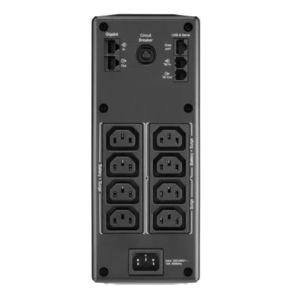 APC Back-UPS Pro 1600VA/960W Line Interactive UPS, Tower, 230V/10A Input, 8x IEC C13 Outlets, Lea... - Image 2