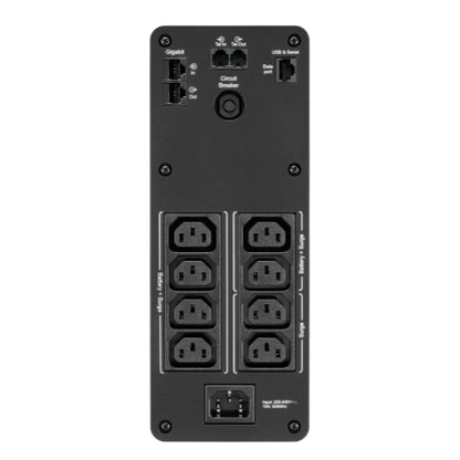 APC Back-UPS Pro 1600VA/960W Line Interactive UPS, Tower, 230V/10A Input, 8x IEC C13 Outlets, Lead Acid Battery, USB Type A + C Ports, LCD