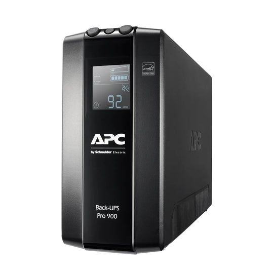 APC Back-UPS Pro 900VA/540W Line Interactive UPS, Tower, 230V/10A Input, 6x IEC C13 Outlets, Lead...
