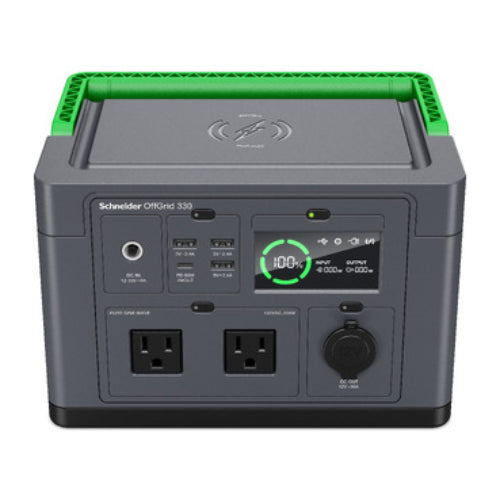 APC OffGrid Portable Power Station 330, 230V, 332Wh Lithium-ion, LCD, 2 AS3112 Australian outlets...