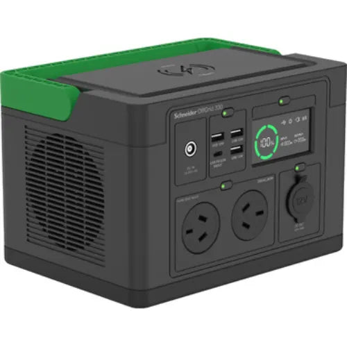 APC OffGrid Portable Power Station 330, 230V, 332Wh Lithium-ion, LCD, 2 AS3112 Australian outlets...
