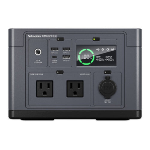 APC OffGrid Portable Power Station 330, 230V, 332Wh Lithium-ion, LCD, 2 AS3112 Australian outlets... - Image 2