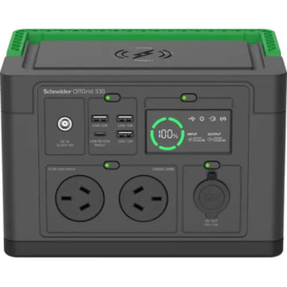 APC OffGrid Portable Power Station 330, 230V, 332Wh Lithium-ion, LCD, 2 AS3112 Australian outlets... - Image 3