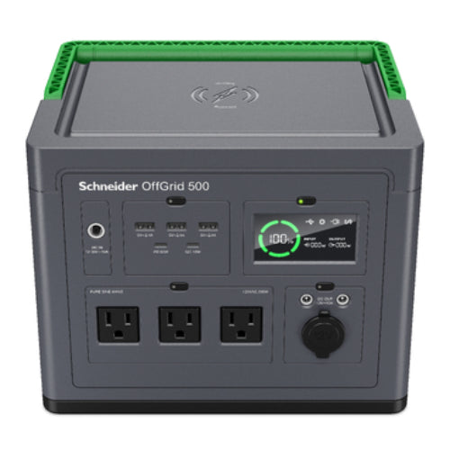 APC OffGrid Portable Power Station 500, 230V, 517Wh Lithium-ion, LCD, 2 AS3112 Australian outlets... - Image 3