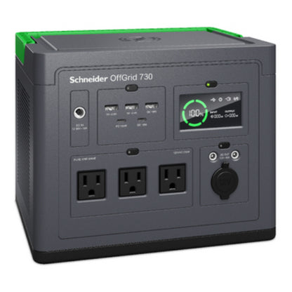 APC OffGrid Portable Power Station 730, 738Wh Lithium-ion, LCD, 2 AS3112 Australian outlets, Sine... - Image 3