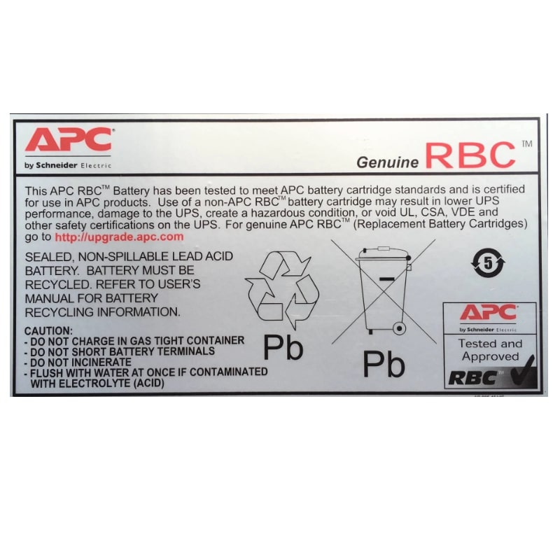 APC Replacement Battery Cartridge #48, Suitable For SMT750I, SMT750IC - UPS  Power Board - Image 3