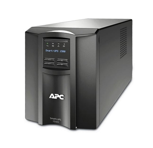 APC Smart-UPS 1500VA/1000W Line Interactive UPS, Tower, 230V/10A Input, 8x IEC C13 Outlets, Lead...