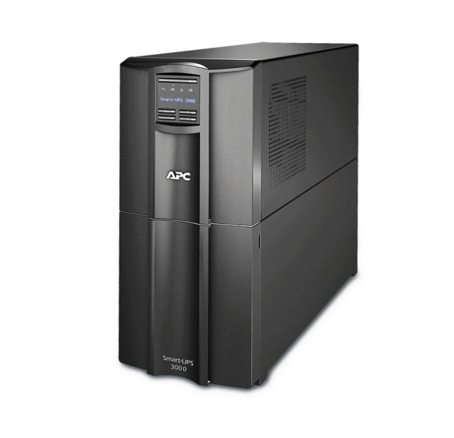 APC Smart-UPS 3000VA/2700W Line Interactive UPS,Tower,230V/16A Input,1x IEC C19  8x IEC C13 Outle...