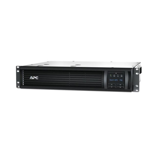 APC Smart-UPS 750VA/500W Line Interactive UPS, 2U Rackmount, 230V/10A Input, 4x IEC C13 Outlets,L...