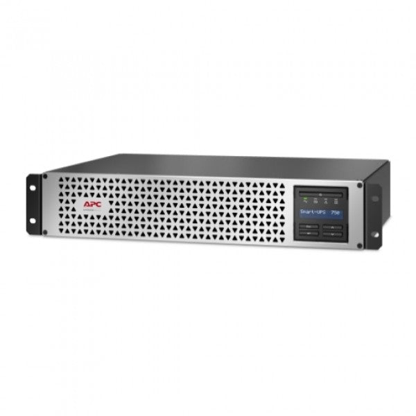 APC Smart-UPS 750VA/600W Line Interactive UPS,2U Rackmount,230V/10A Input, 6x IEC C13 Outlets, Li...