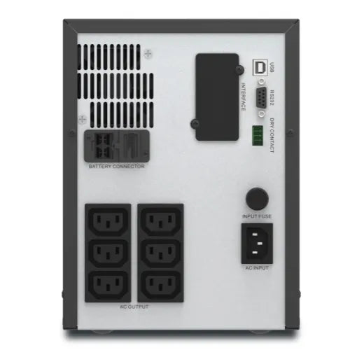 APC Easy UPS 2000VA/1400W Line Interactive UPS, Tower, 230V/10A Input, 6x IEC C13 Outlets, Lead A... - Image 2