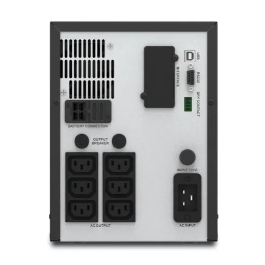 APC Easy UPS 1 Ph Line Interactive, 3kVA, Tower, 230V, 6 IEC C13 outlets, AVR, Intelligent Card S... - Image 2