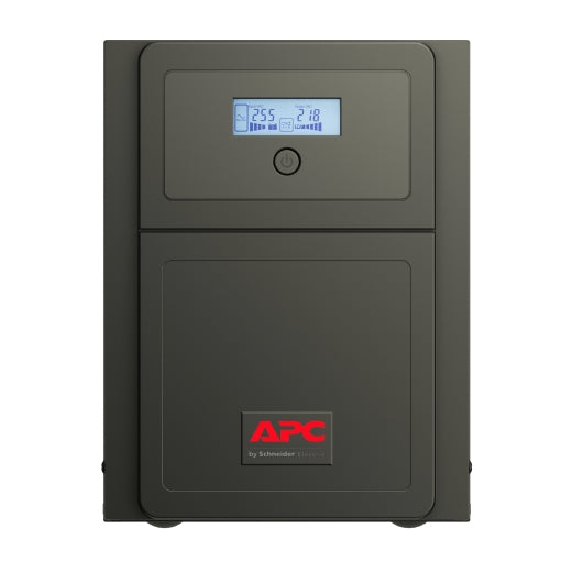 APC Easy UPS 1 Ph Line Interactive, 3kVA, Tower, 230V, 6 IEC C13 outlets, AVR, Intelligent Card Slot + Dry Contact, LCD