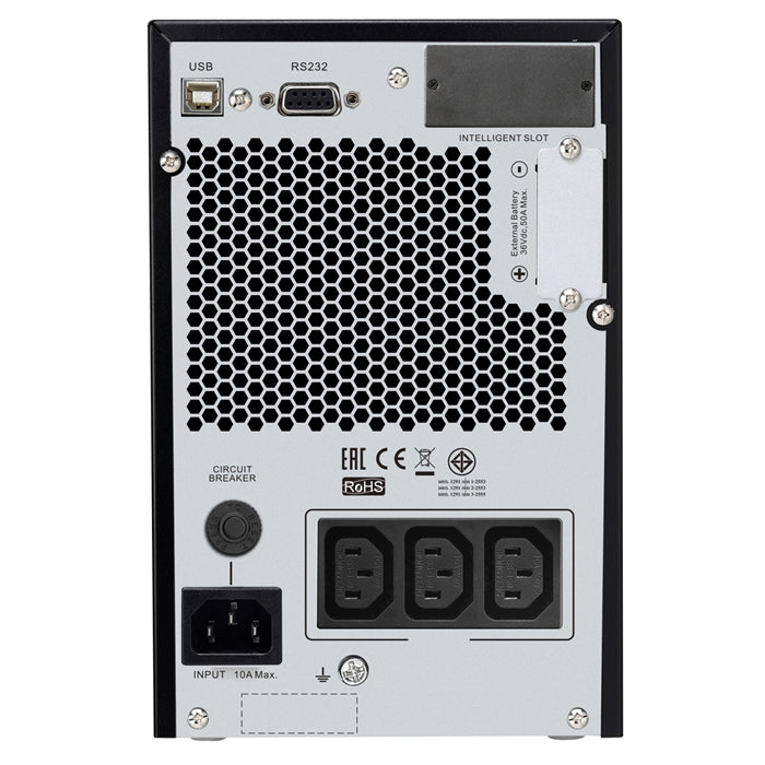 APC Easy UPS 1000VA/800W Online UPS, Tower Form Factor, 230V/10A Input, 3x IEC C13 Outlets, Lead... - Image 2