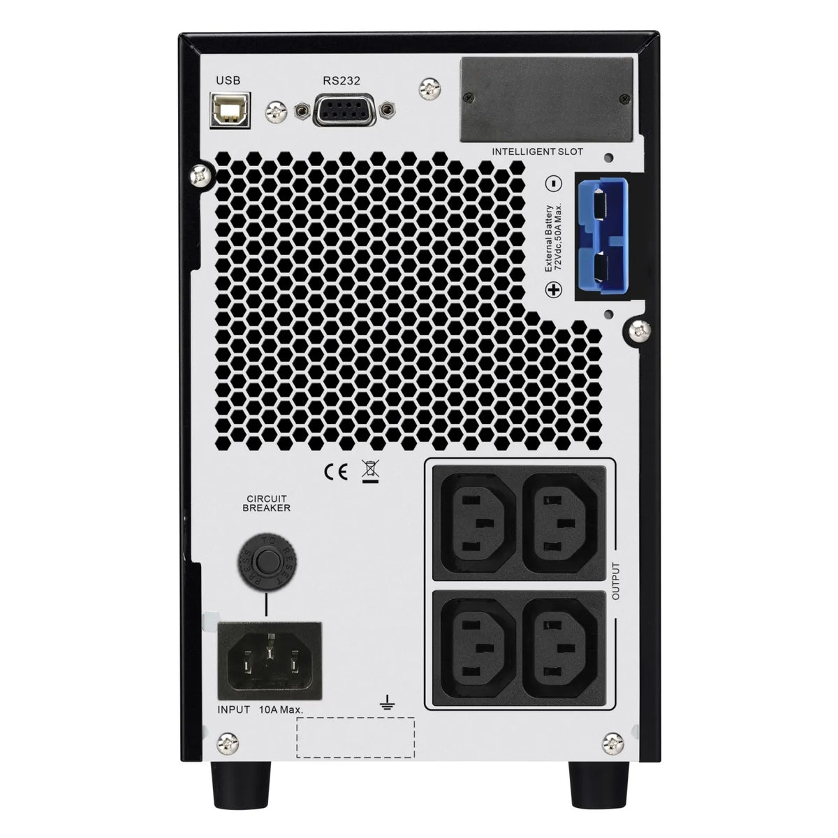 APC Easy UPS On-Line, 2000VA/1800W, Tower, 230V, 4x IEC C13 outlets, Intelligent Card Slot, LCD,... - Image 2
