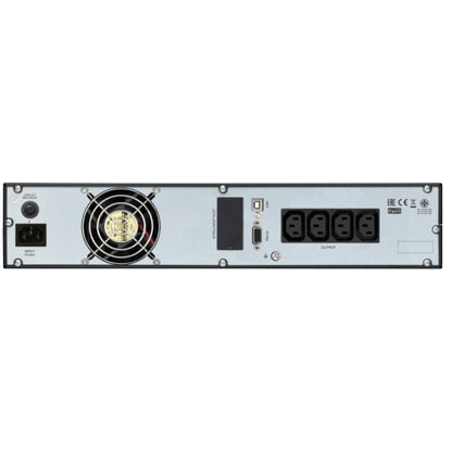 APC Easy UPS 2000VA/1600W Online UPS, 2U Rackmount, 230V/10A Input, 4x IEC C13 Outlets, Lead Acid Battery, W/ Rail Kit