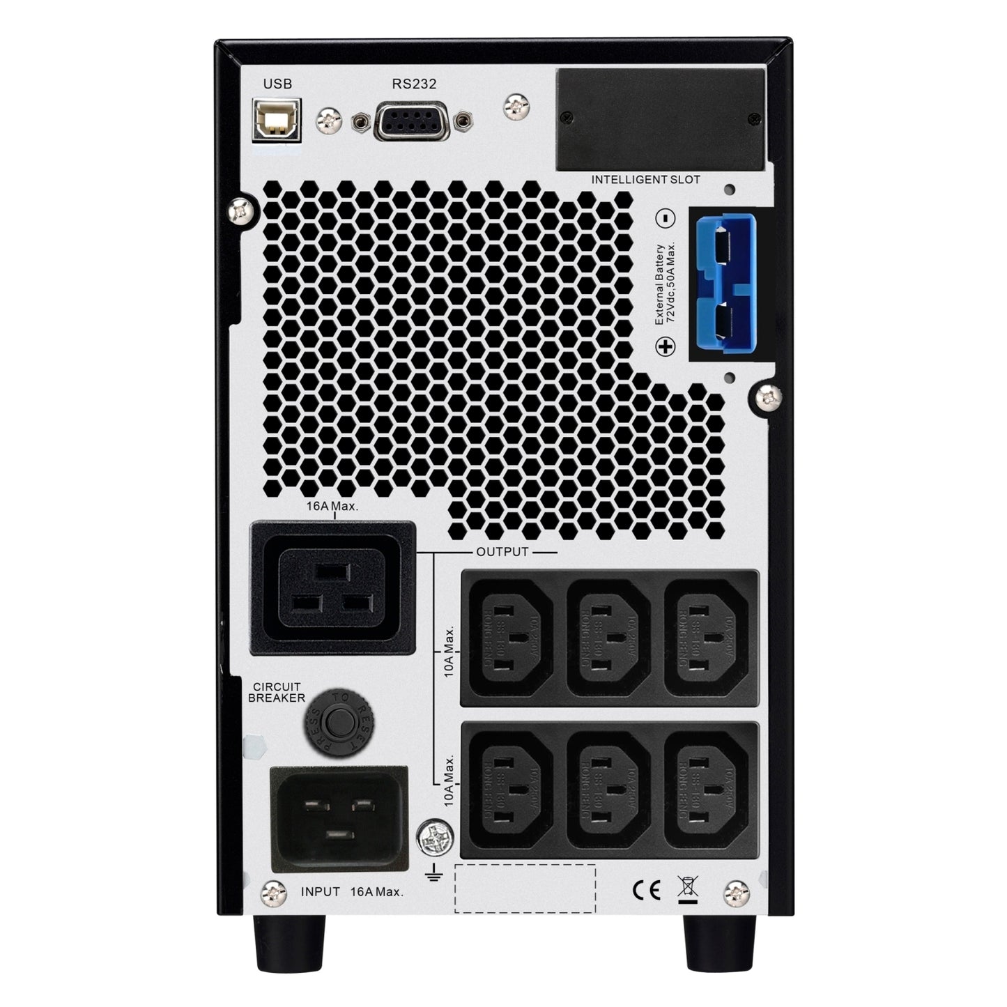APC Easy UPS 3000VA/2400W Online UPS, Tower, 230V/16A Input, 1x IEC C19  6x IEC C13 Outlets, Lead... - Image 2