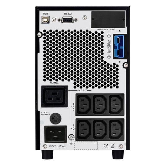 APC Easy UPS 3000VA/2400W Online UPS, Tower, 230V/16A Input, 1x IEC C19  6x IEC C13 Outlets, Lead... - Image 2