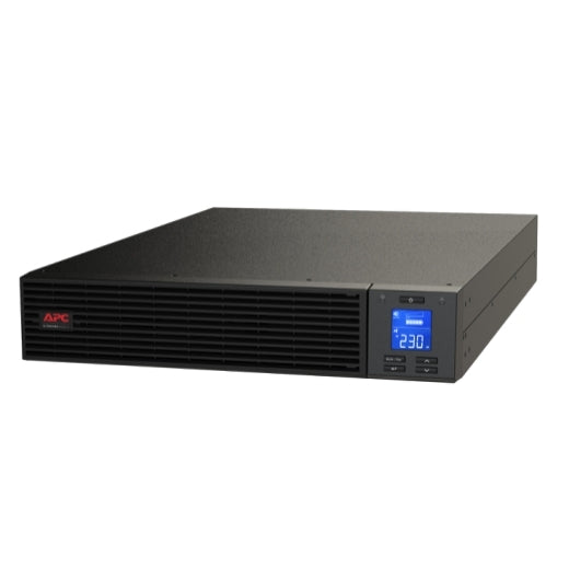APC Easy UPS 3000VA/2400W Online UPS, 2U Rackmount, 230V/16A Input, 1x IEC C19 6x IEC C13 Outlets...