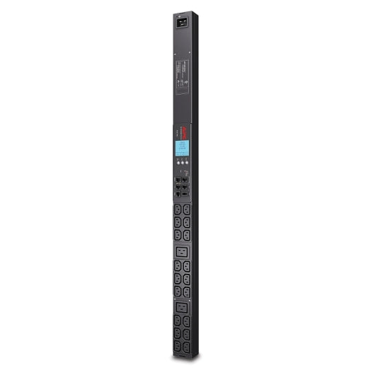 APC Netshelter Metered Rack PDU, 0U, 230V/16A Input, 2x IEC C19  18x IEC C13 Outlets - Data Racks...