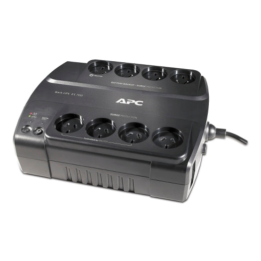 APC Back-UPS 700VA/405W Power-Saving UPS, Desk Top, 230V/10A Input, 8x Aus Outlets, Lead Acid Bat...