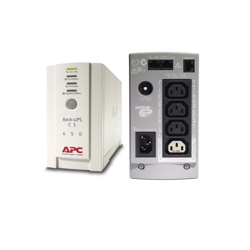 APC Back-UPS 650VA/400W Standby UPS, Tower, 230V/10A Input, 4x IEC C13 Outlets, Lead Acid Battery... - Image 4