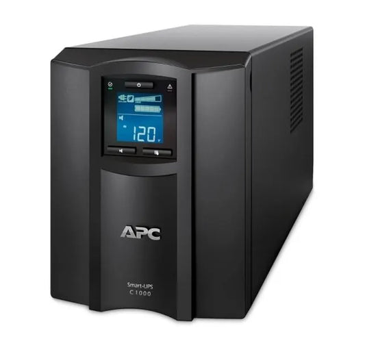 APC Smart-UPS C 1000VA/600W Line Interactive UPS, Tower, 230V/10A Input, 8x IEC C13 Outlets, Lead...