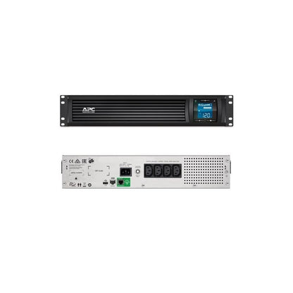 APC Smart-UPS C, Line Interactive, 1500VA, Rackmount 2U, 230V, 4x IEC C13 outlets, SmartConnect port, AVR, Graphic LCD