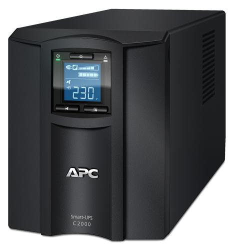 APC Smart-UPS C 2000VA/1300W Line Interactive UPS, Tower, 230V/16A Input, 6x IEC C13 Outlets, Lea...
