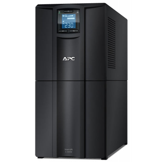 APC Smart-UPS C, Line Interactive, 3kVA, Tower, 230V, 8x IEC C13+1x IEC C19 outlets, AVR, Graphic...