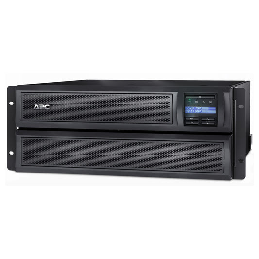 APC Smart-UPS X 3000VA/2700W Line Interactive UPS, 4U Rackmount, 230V/16A Input, 2x IEC C19  8x I...