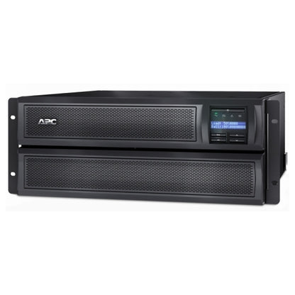 APC Smart-UPS X 3000VA/2700W Line Interactive UPS, 4U Rackmount, 230V/16A Input, 2x IEC C19  8x I...