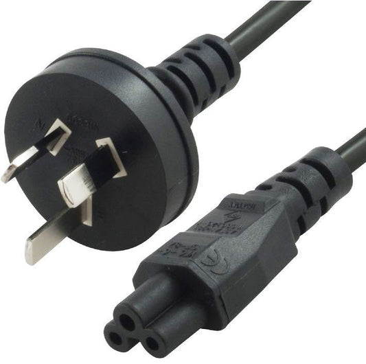 Astrotek AU Power Lead Cord Cable 1.8m/2m - 3-Pin to Clover Leaf Plug IEC-C5 Mickey Type 240V 7.5...