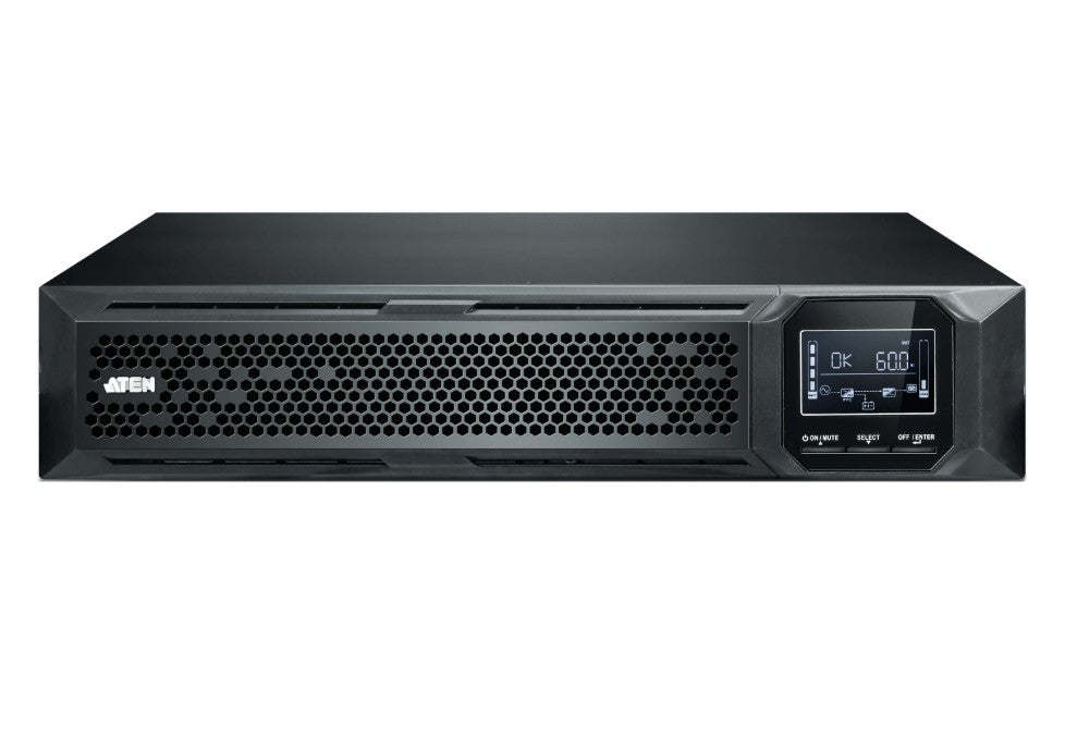 Aten 2000VA/2000W Professional Online UPS with USB/DB9 connection, 8 IEC C13 outlets, optional SN... - Image 2
