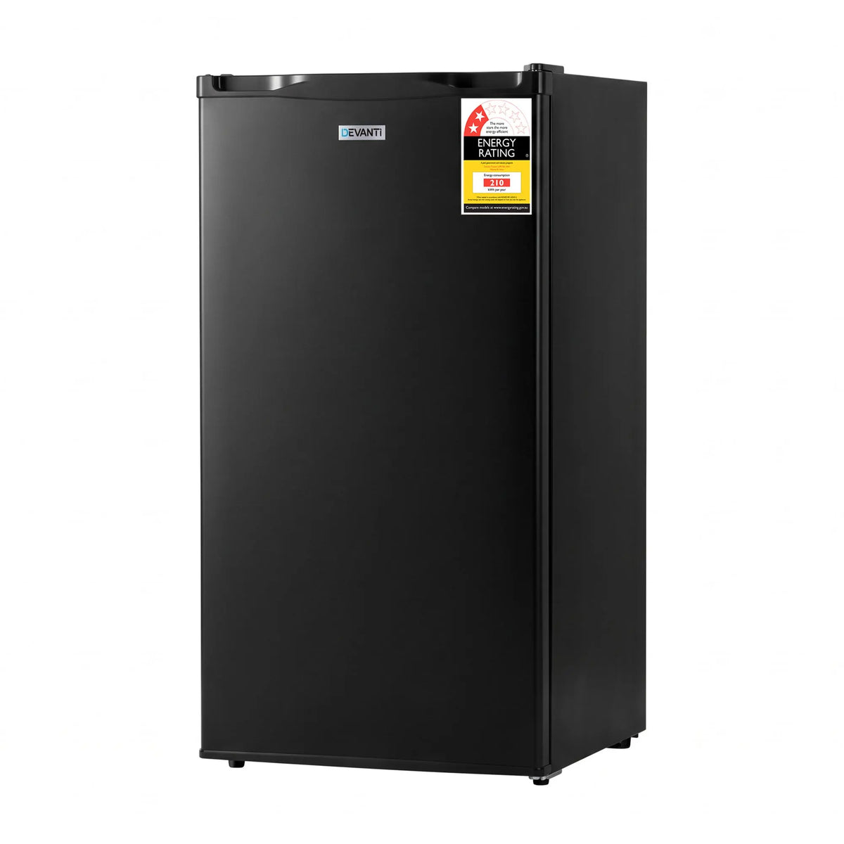 Devanti 81L Upright Freezer Fridge Black - Image 2