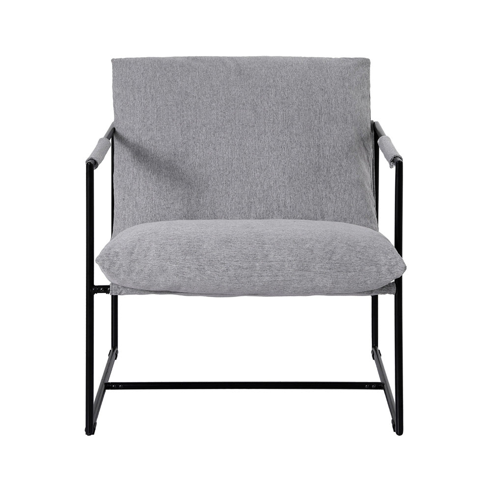 Artiss Armchair Lounge Chair Sling Grey - Image 3