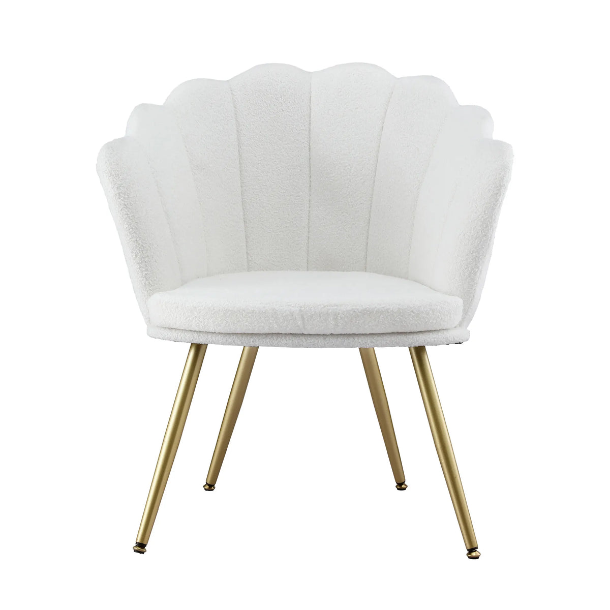 Artiss Armchair Teddy Fleece White Callista - Image 3