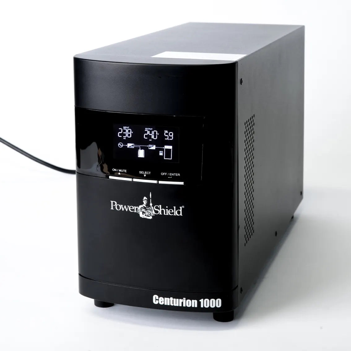 PowerShield Centurion Tower UPS 1000VA/900W, 10A input, 2 AUS sockets, 10A, C13 x 2, 2-year warra...